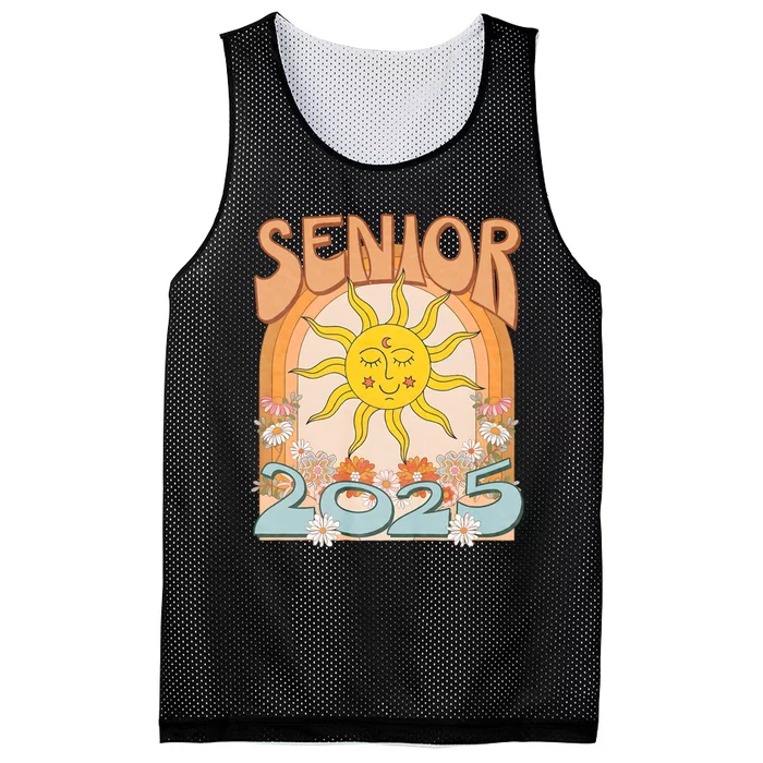 Senior 2025 Class Of 2025 Seniors Graduation 2025 Funny Mesh Reversible Basketball Jersey Tank