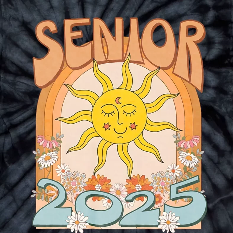 Senior 2025 Class Of 2025 Seniors Graduation 2025 Funny Tie-Dye T-Shirt