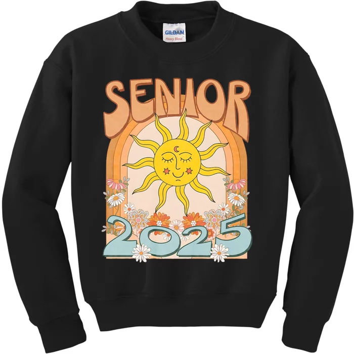 Senior 2025 Class Of 2025 Seniors Graduation 2025 Funny Kids Sweatshirt