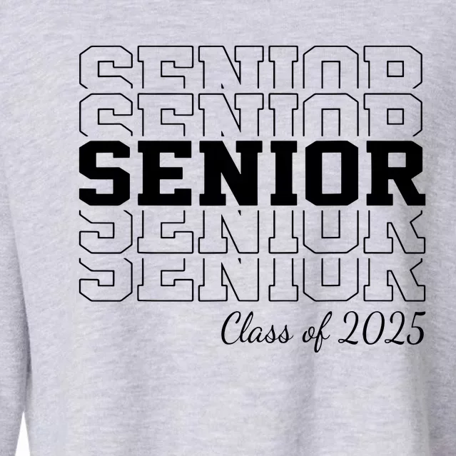 Senior 2025 Class Of 2025 Seniors Graduation 2025 Senior 25 Cropped Pullover Crew