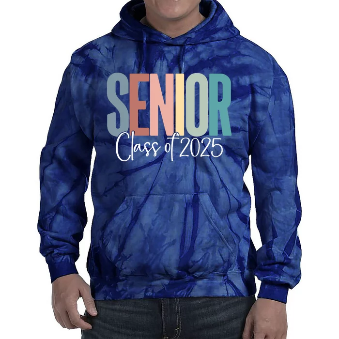 Senior 2025 Class Of 2025 Tie Dye Hoodie