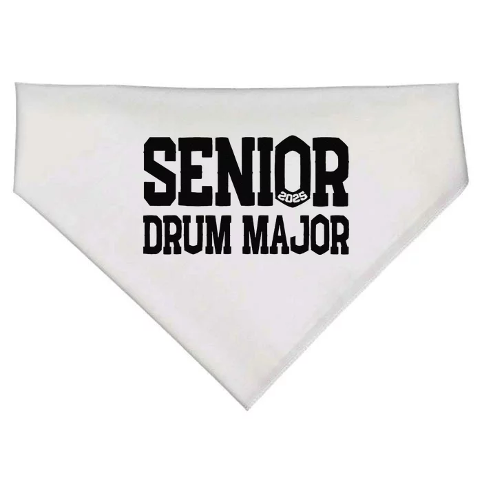 Senior 2025 Drum Major 2025 Class Of 2025 USA-Made Doggie Bandana