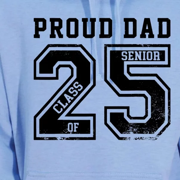 Senior 2025 Dad Class Of 2025 Father Unisex Surf Hoodie