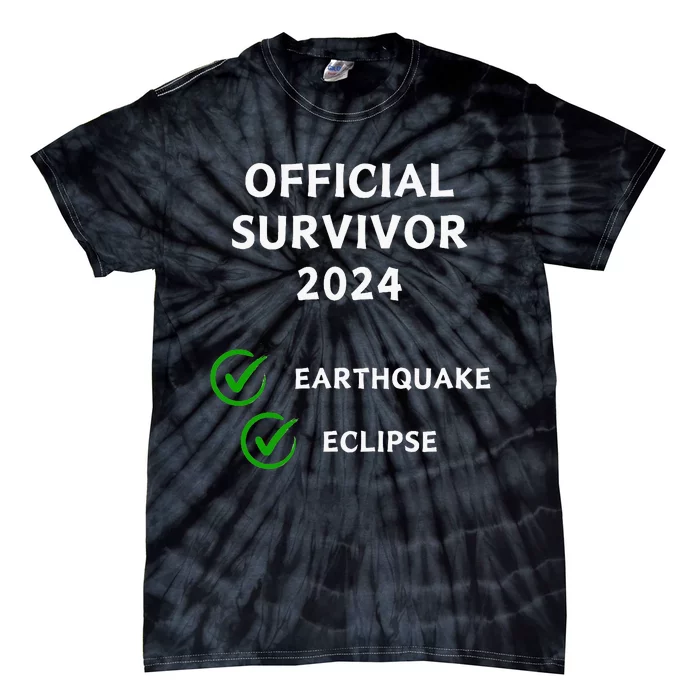 Survivor 2024 Earthquake Eclipse Tie-Dye T-Shirt