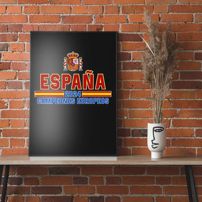 Spain 2024 European Champions Poster