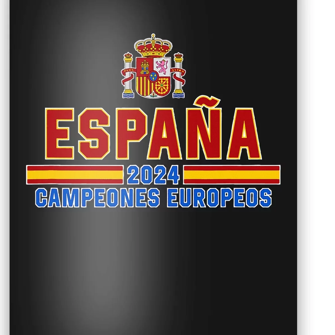 Spain 2024 European Champions Poster