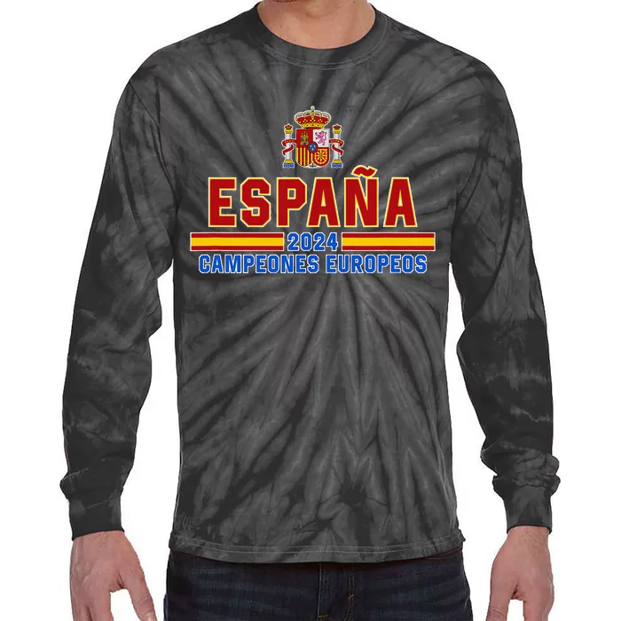 Spain 2024 European Champions Tie-Dye Long Sleeve Shirt