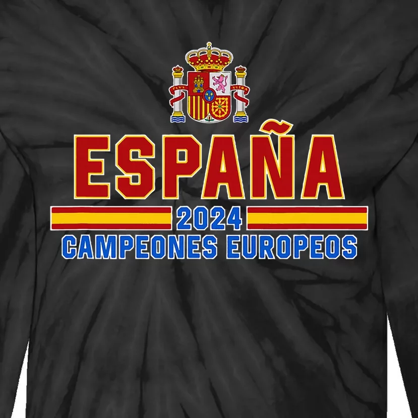 Spain 2024 European Champions Tie-Dye Long Sleeve Shirt