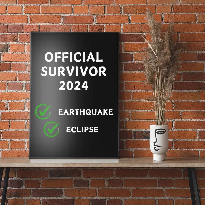 Survivor 2024 Earthquake Eclipse Poster