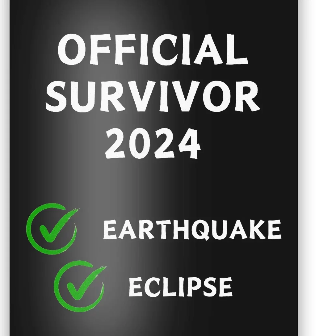 Survivor 2024 Earthquake Eclipse Poster