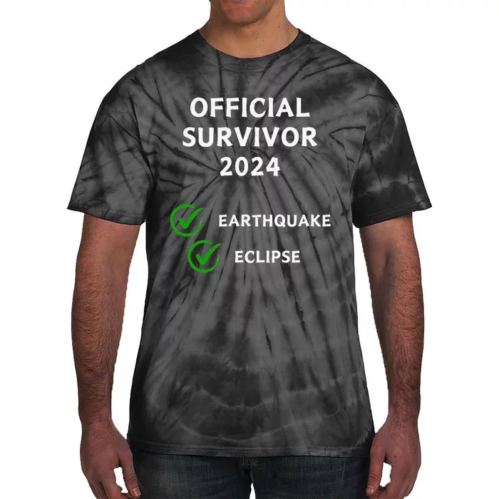 Survivor 2024 Earthquake Eclipse Tie-Dye T-Shirt