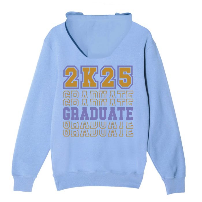 Senior 2025 Front And Back Design Front & Back Unisex Surf Hoodie