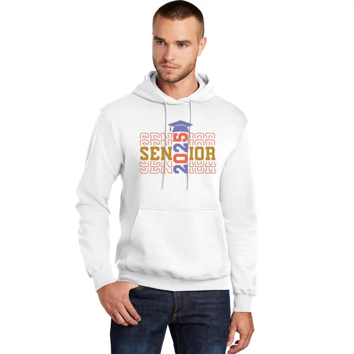 Senior 2025 Front And Back Design Front & Back Hoodie