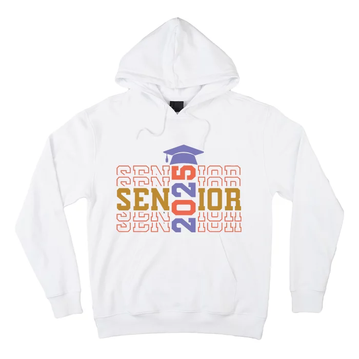 Senior 2025 Front And Back Design Front & Back Hoodie