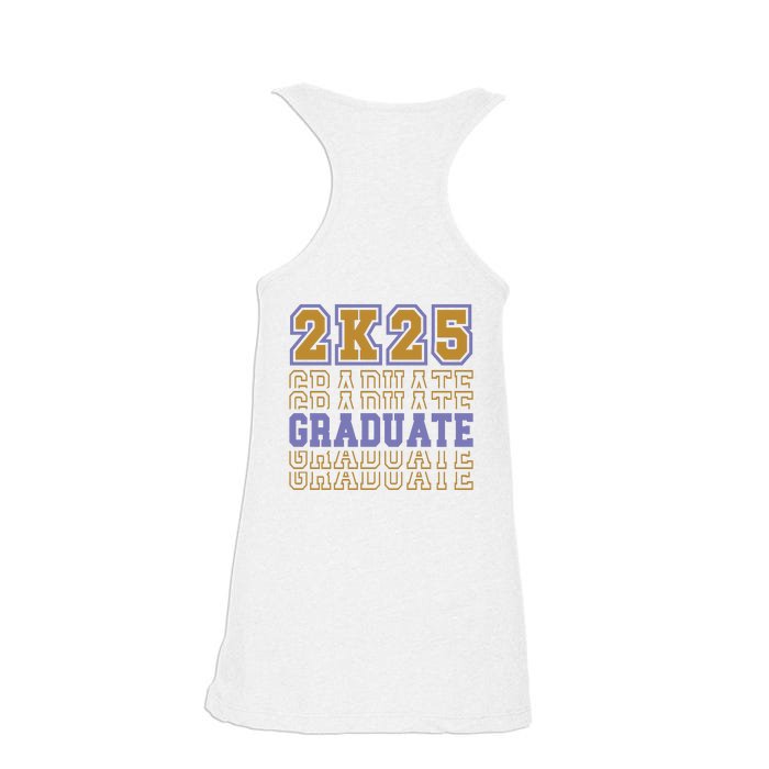 Senior 2025 Front And Back Design Front & Back Ladies Essential Flowy Tank