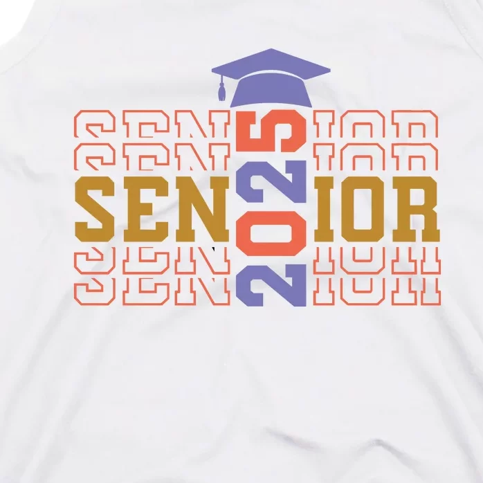 Senior 2025 Front And Back Design Front & Back Tank Top