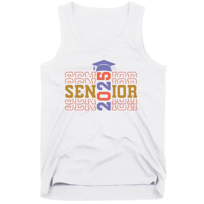 Senior 2025 Front And Back Design Front & Back Tank Top