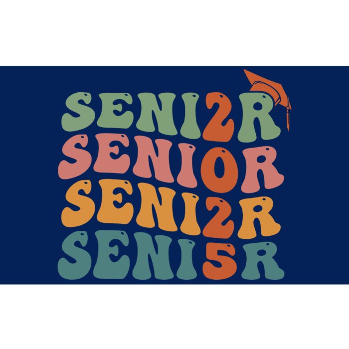 Senior 2025 Girl Class Of 2025 Graduate College High School Bumper Sticker