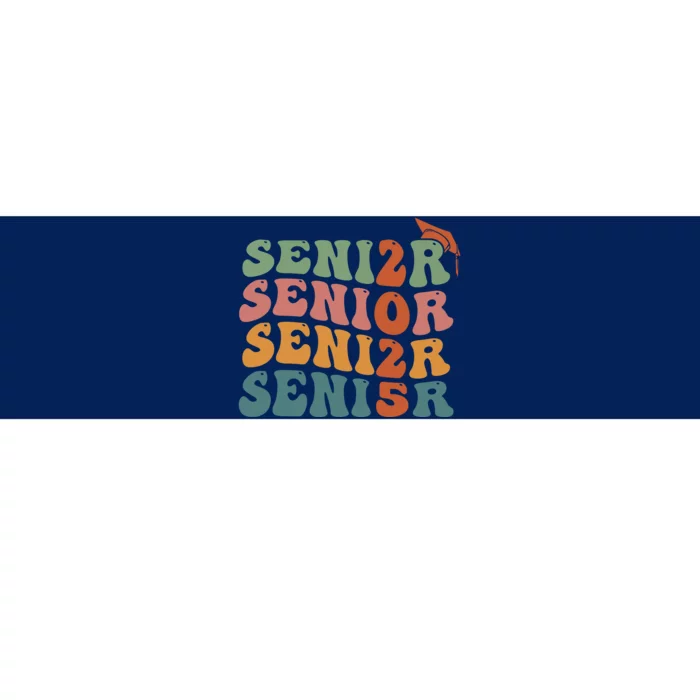 Senior 2025 Girl Class Of 2025 Graduate College High School Bumper Sticker