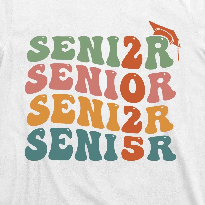 Senior 2025 Girl Class Of 2025 Graduate College High School T-Shirt