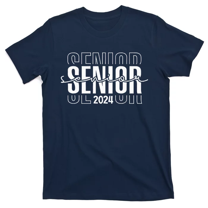 Senior 24 Graduation Class Of 2024 Cute Senior 2024 TShirt