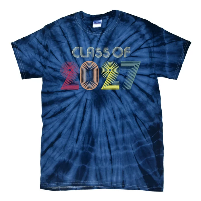 Senior 2027 Graduation My Last First Day Of Class Of 2027 Tie-Dye T-Shirt