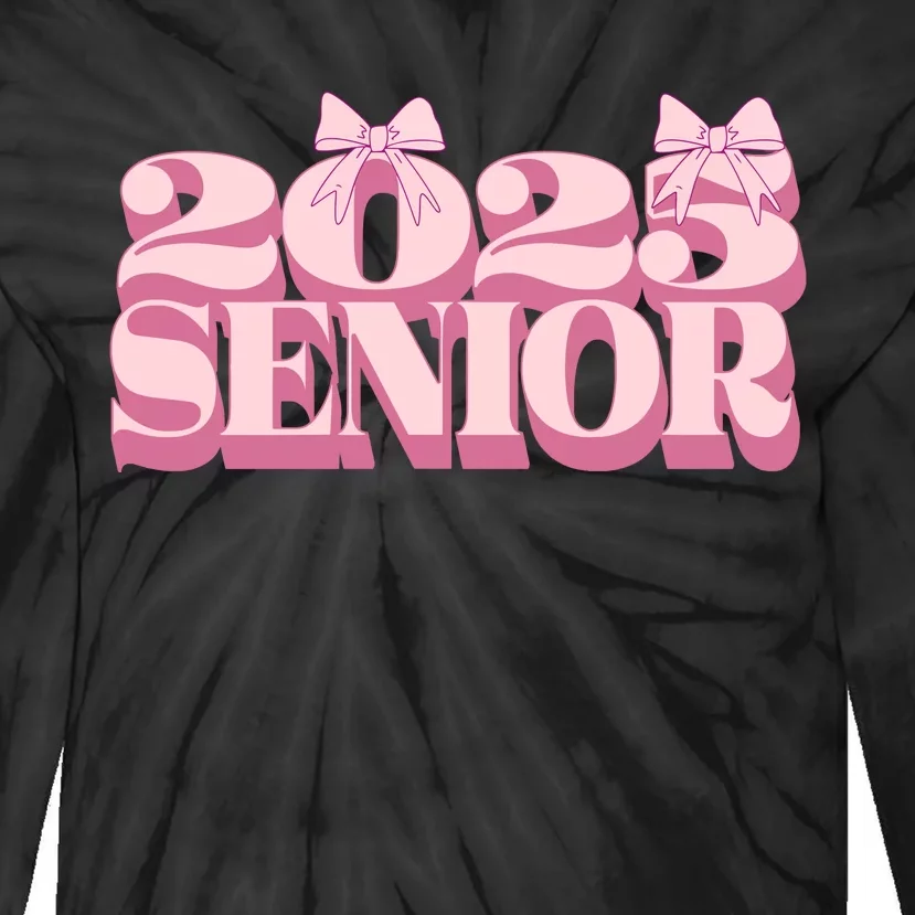 Senior 2025 Graduation Tie-Dye Long Sleeve Shirt