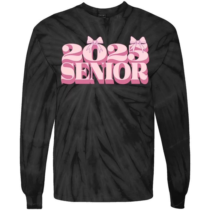 Senior 2025 Graduation Tie-Dye Long Sleeve Shirt