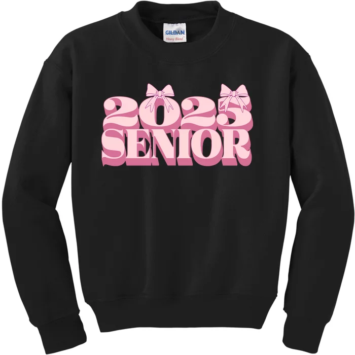 Senior 2025 Graduation Kids Sweatshirt