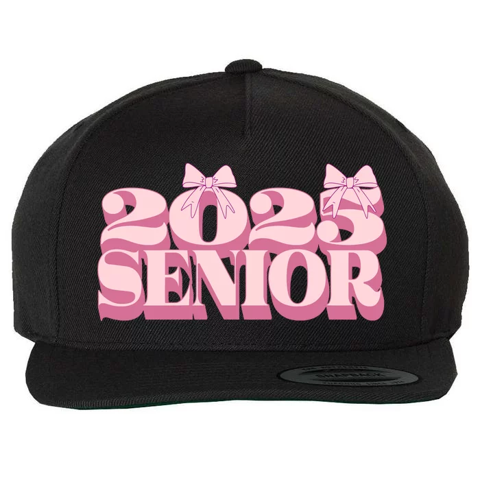 Senior 2025 Graduation Wool Snapback Cap