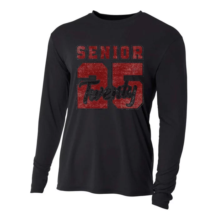 Senior 2025 Graduation Class Of 2025 Back To School Cooling Performance Long Sleeve Crew