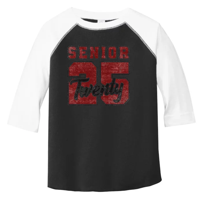 Senior 2025 Graduation Class Of 2025 Back To School Toddler Fine Jersey T-Shirt