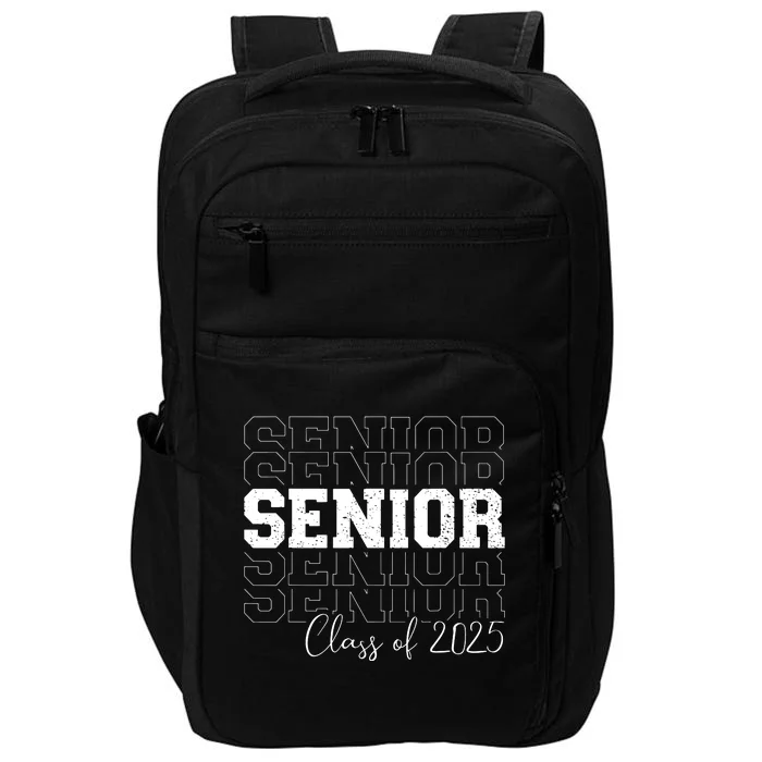 Senior 2025 Graduate College University Graduation Impact Tech Backpack