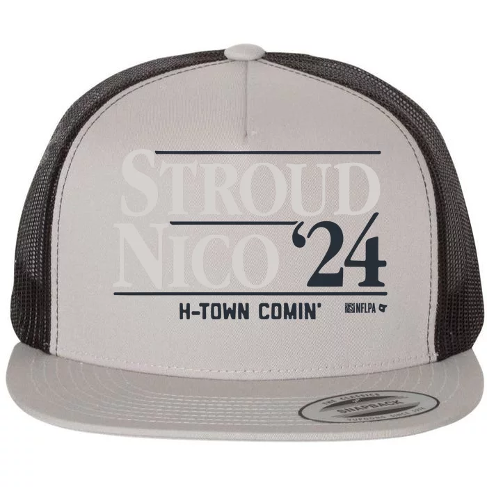 Stroudnico ’24 Htown Comin’ Flat Bill Trucker Hat