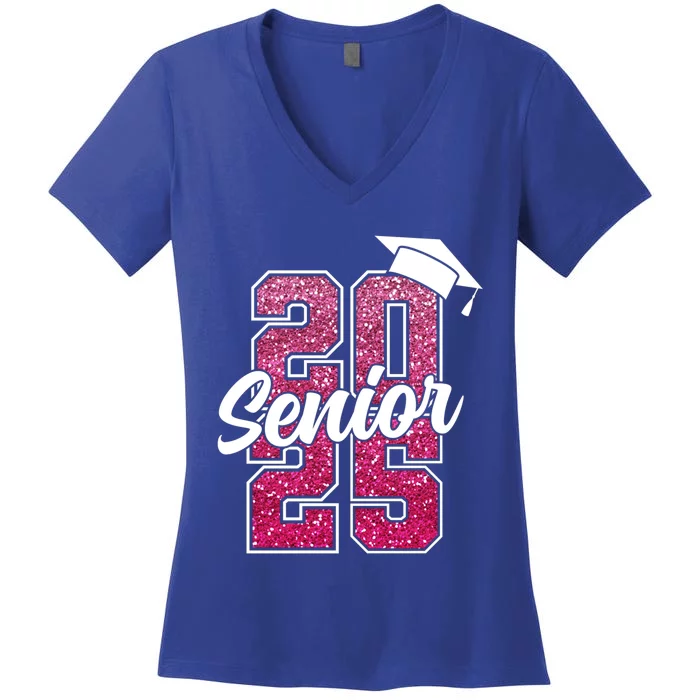 Senior 2025 Meaningful Gift Women's V-Neck T-Shirt