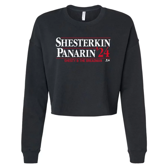 Shesterkinpanarin 24 New York Hockey Cropped Pullover Crew