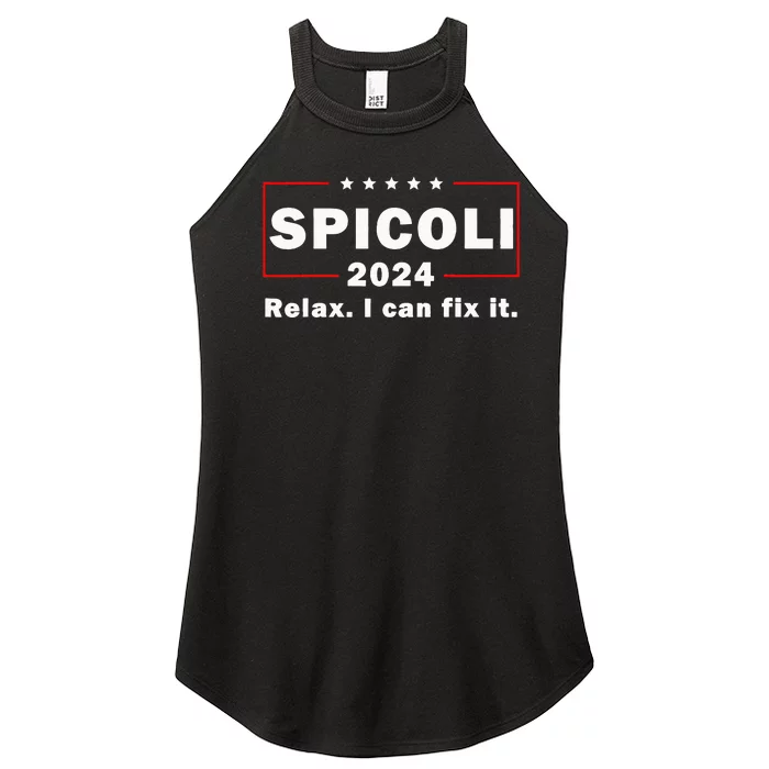 Spicoli 2024 Relax I Can Fix It Women’s Perfect Tri Rocker Tank