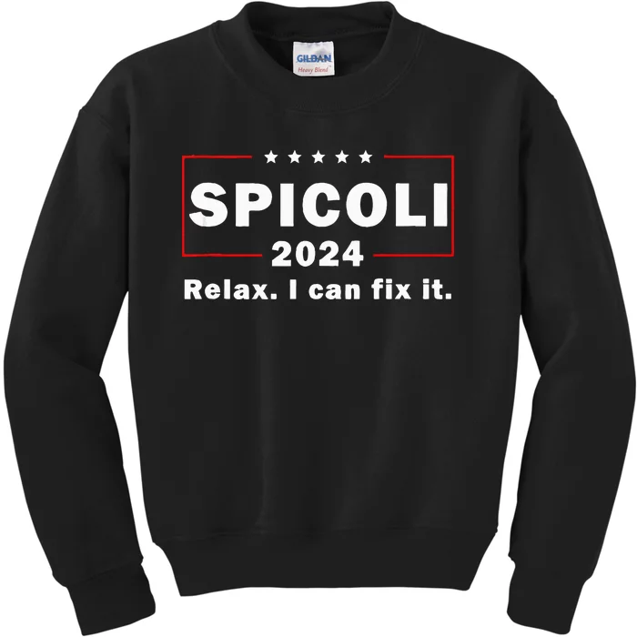 Spicoli 2024 Relax I Can Fix It Kids Sweatshirt