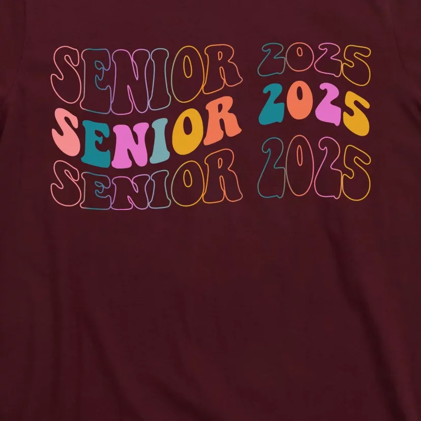 Senior 2025 Retro Class Of 2025 Seniors Graduation T-Shirt