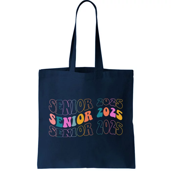 Senior 2025 Retro Class Of 2025 Seniors Graduation Tote Bag