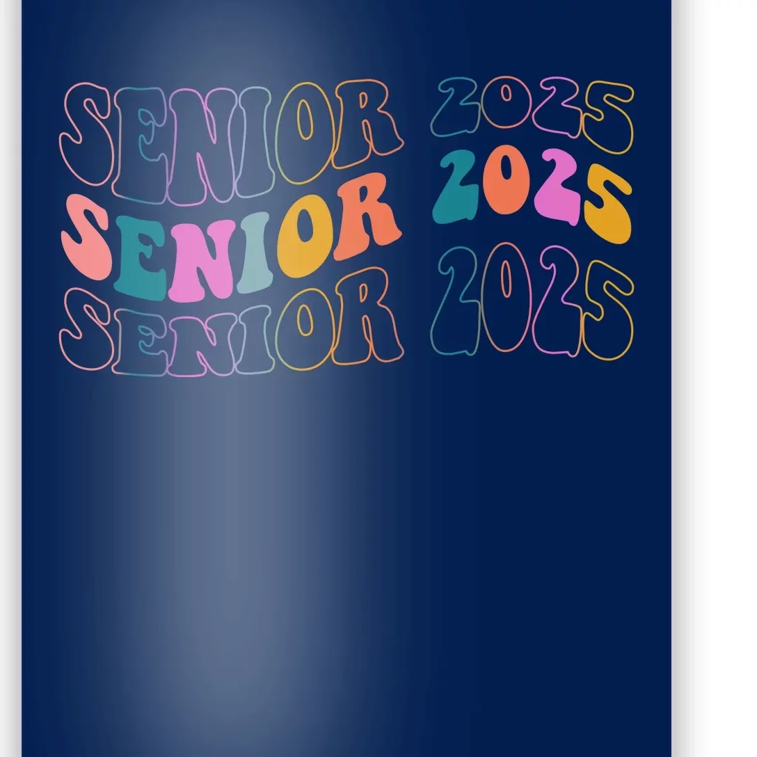 Senior 2025 Retro Class Of 2025 Seniors Graduation Poster