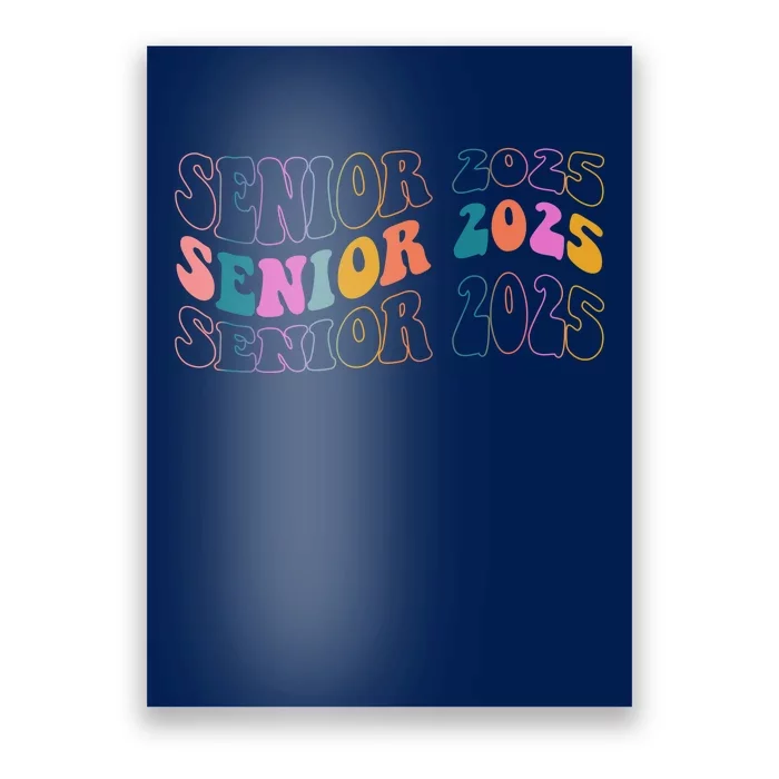 Senior 2025 Retro Class Of 2025 Seniors Graduation Poster