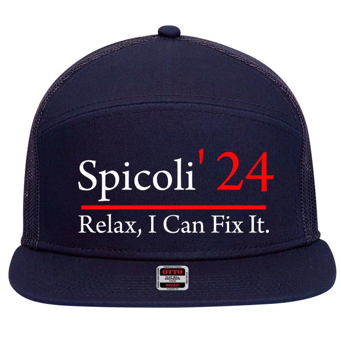 Spicoli 2024 Relax I Can Fix It 7 Panel Mesh Trucker Snapback Hat