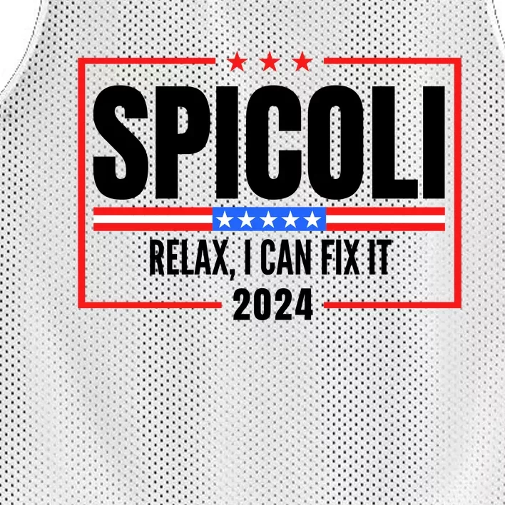 Spicoli 2024 Relax I Can Fix It Mesh Reversible Basketball Jersey Tank