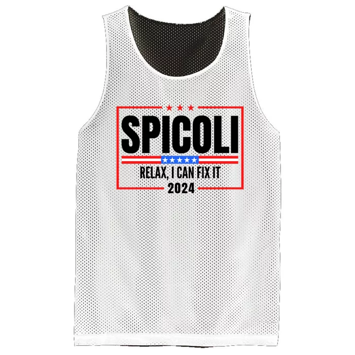 Spicoli 2024 Relax I Can Fix It Mesh Reversible Basketball Jersey Tank