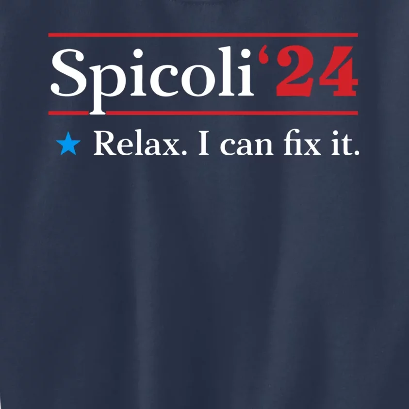 Spicoli 2024 Relax I Can Fix It Kids Sweatshirt