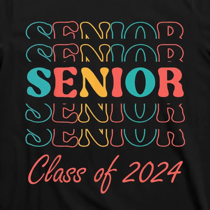 Senior 2024 Class Of 2024 Back To School 2024 Vintage Shirt for