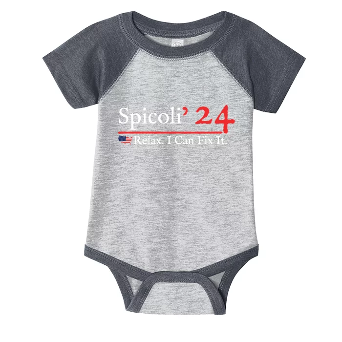 Spicoli 2024 Relax I Can Fix It Infant Baby Jersey Bodysuit