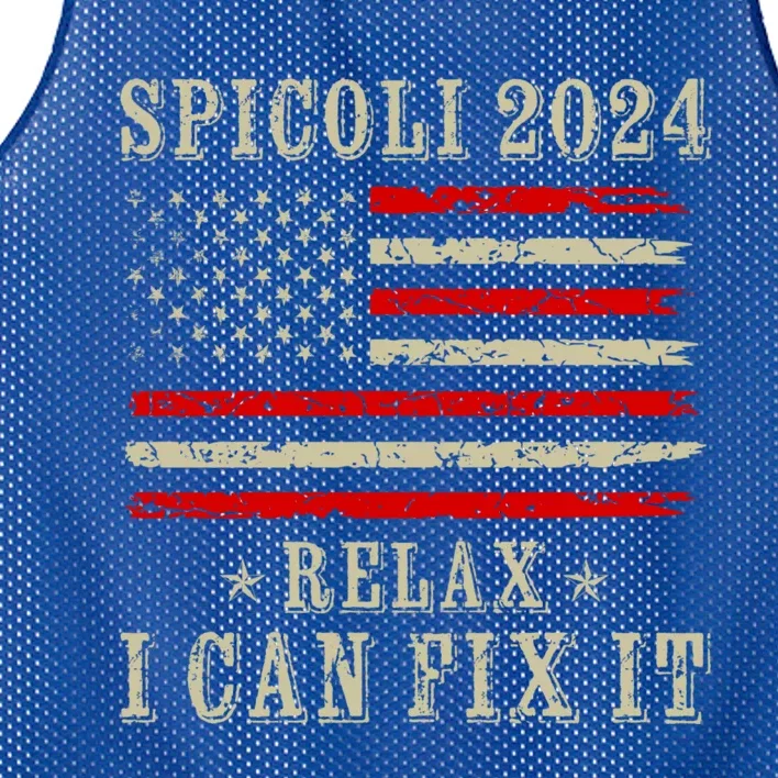 Spicoli 2024 Relax I Can Fix It Mesh Reversible Basketball Jersey Tank