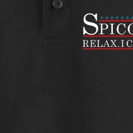 Spicoli 2024 Relax I Can Fix It Election 24 Dry Zone Grid Performance Polo